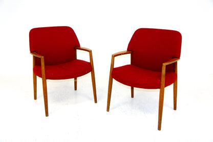 Poltroncine Aksel Bender Madsen & Ejner Larsen design danese vintage anni 50 [sw20459] misure L.65 H.89/45 P.63