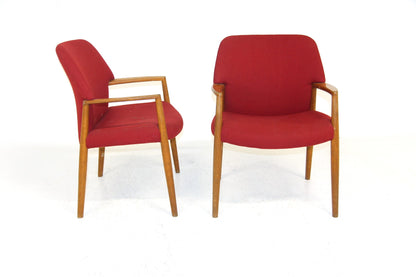 Poltroncine Aksel Bender Madsen & Ejner Larsen design danese vintage anni 50 [sw20459] misure L.65 H.89/45 P.63