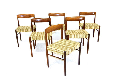 Sedie H.W. Klein per Bramin design danese vintage anni 50 [sw20812]