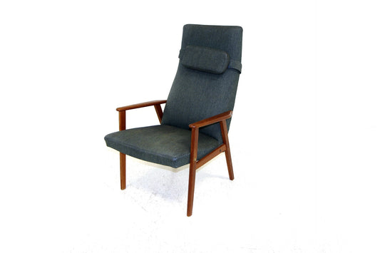 Poltrona design svedese vintage anni 50 [sw20912] misure L.65 H.106/44 P.83