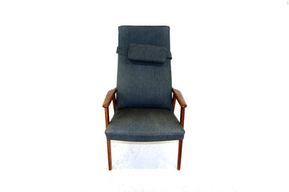 Poltrona design svedese vintage anni 50 [sw20912] misure L.65 H.106/44 P.83