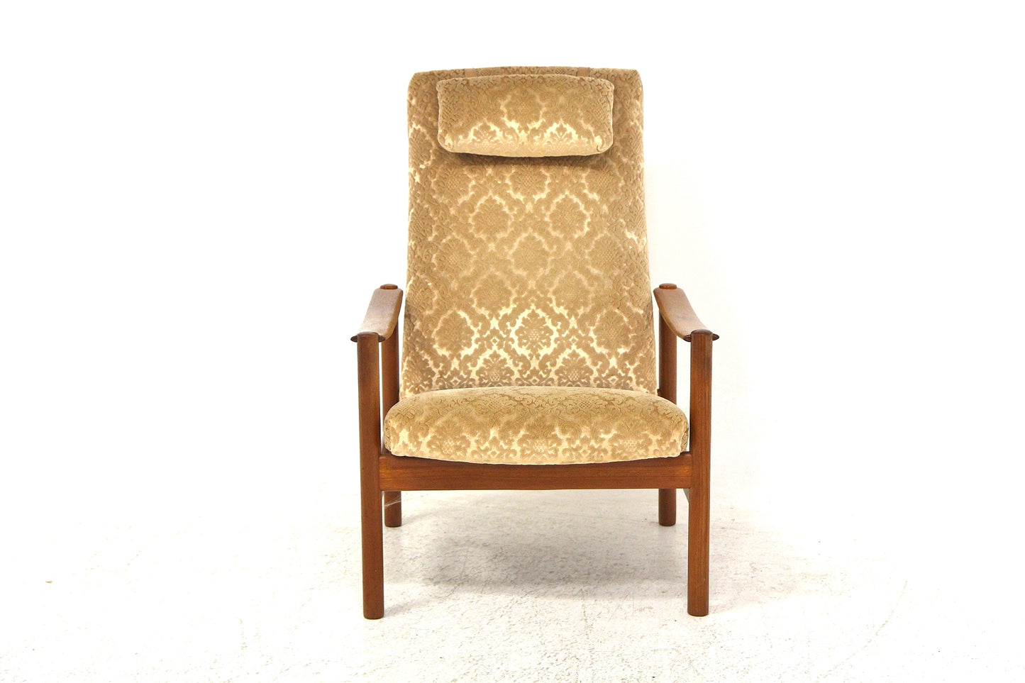Poltrona design norvegese vintage anni 50 [sw21941] misure L.68 H.92/48 P.91