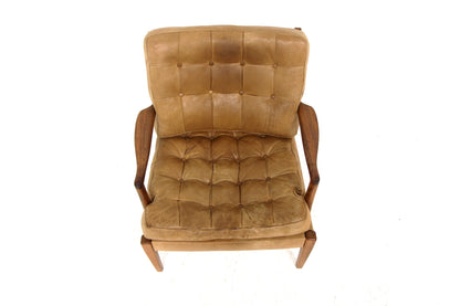 Poltrona "Löven" Arne Norell design svedese vintage anni 50 [sw22196] misure L.77 H.74/38 P.80
