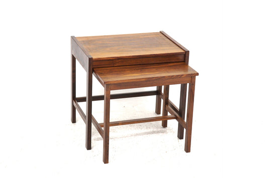 Tavolini coppia Gunnar Myrstrand design svedese vintage anni 50 [sw22287]