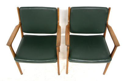 Poltroncine Kark-Erik Ekselius per JOC design svedese vintage anni 50 [sw22326] misure L.63 H.84/44 P.62