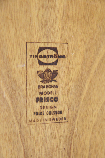 Tavolino "Frisco" Folke Ohlsson design svedese vintage anni 50 [sw22821] misure L.76 H.53 P.56