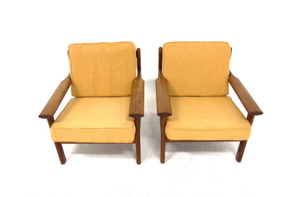Poltrone n.390 Poul Volther design svedese vintage anni 50 [sw22934] misure L.70 H.73/44 P.80