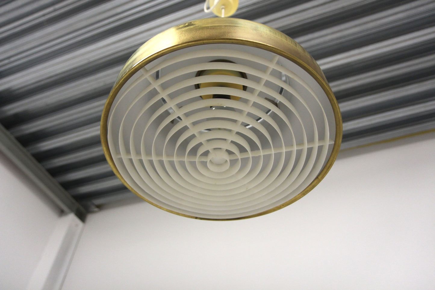 Lampada a sospensione "Bumling M.240P/400" Anders Pehrsson design svedese vintage anni 60 [sw23028]