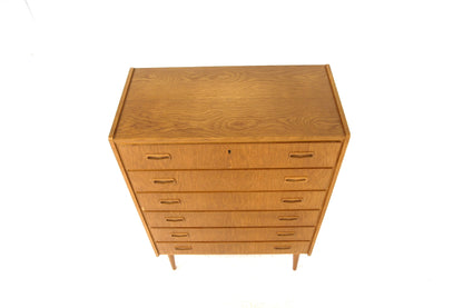 Cassettiera design danese vintage anni 60 [sw23333] misure L.75 H.106 P.38