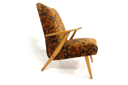 Poltrona design svedese vintage anni 50 [sw23393] misure L.65 H.84/40 P.71