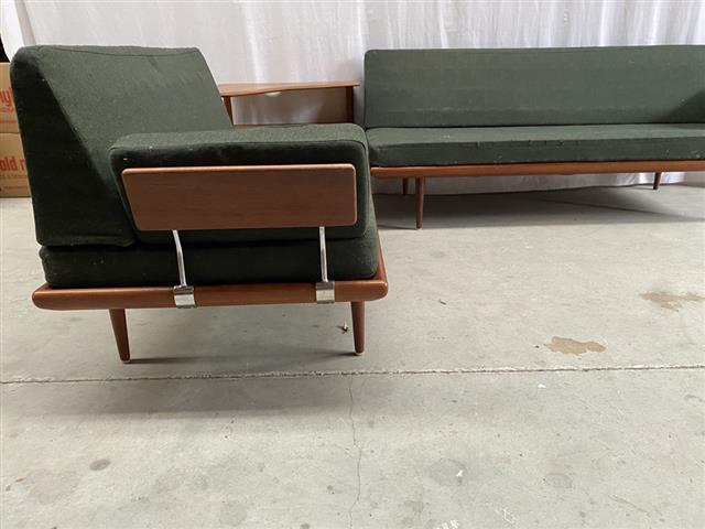 Set divani e tavolino "Minerva" Peter Hvidt & Orla Mølgaard design danese vintage anni 50 [j40415]