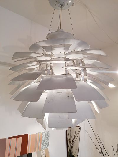 Lampadario a sospensione Artichoke design danese vintage anni 50 [Artichoke] misure D.60 H.58