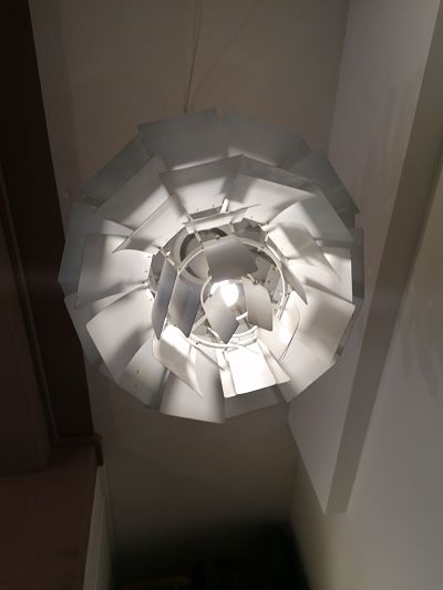 Lampadario a sospensione Artichoke design danese vintage anni 50 [Artichoke] misure D.60 H.58
