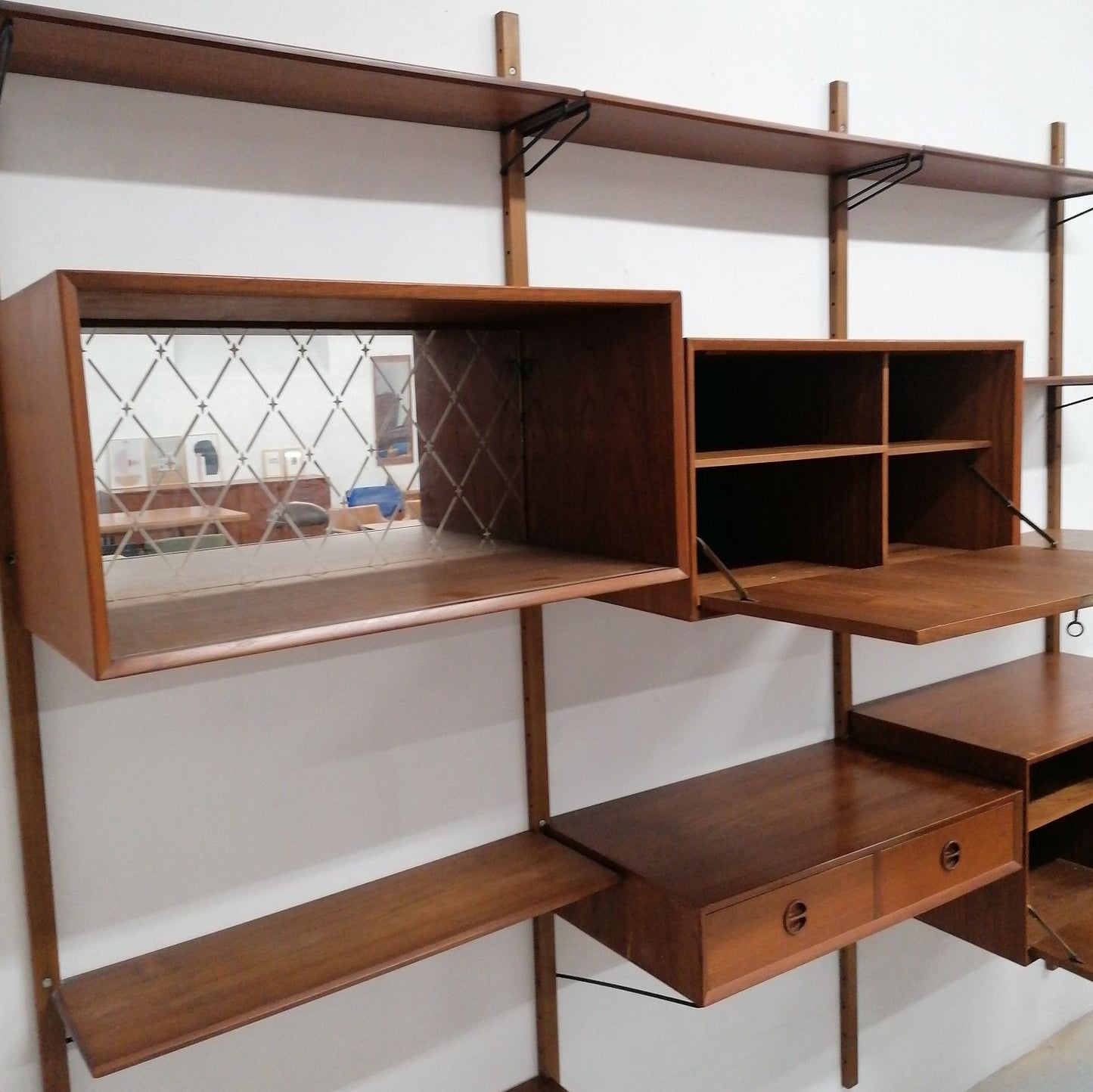 Libreria Poul Cadoviuos design danese vintage anni 50 [61j38521cado]