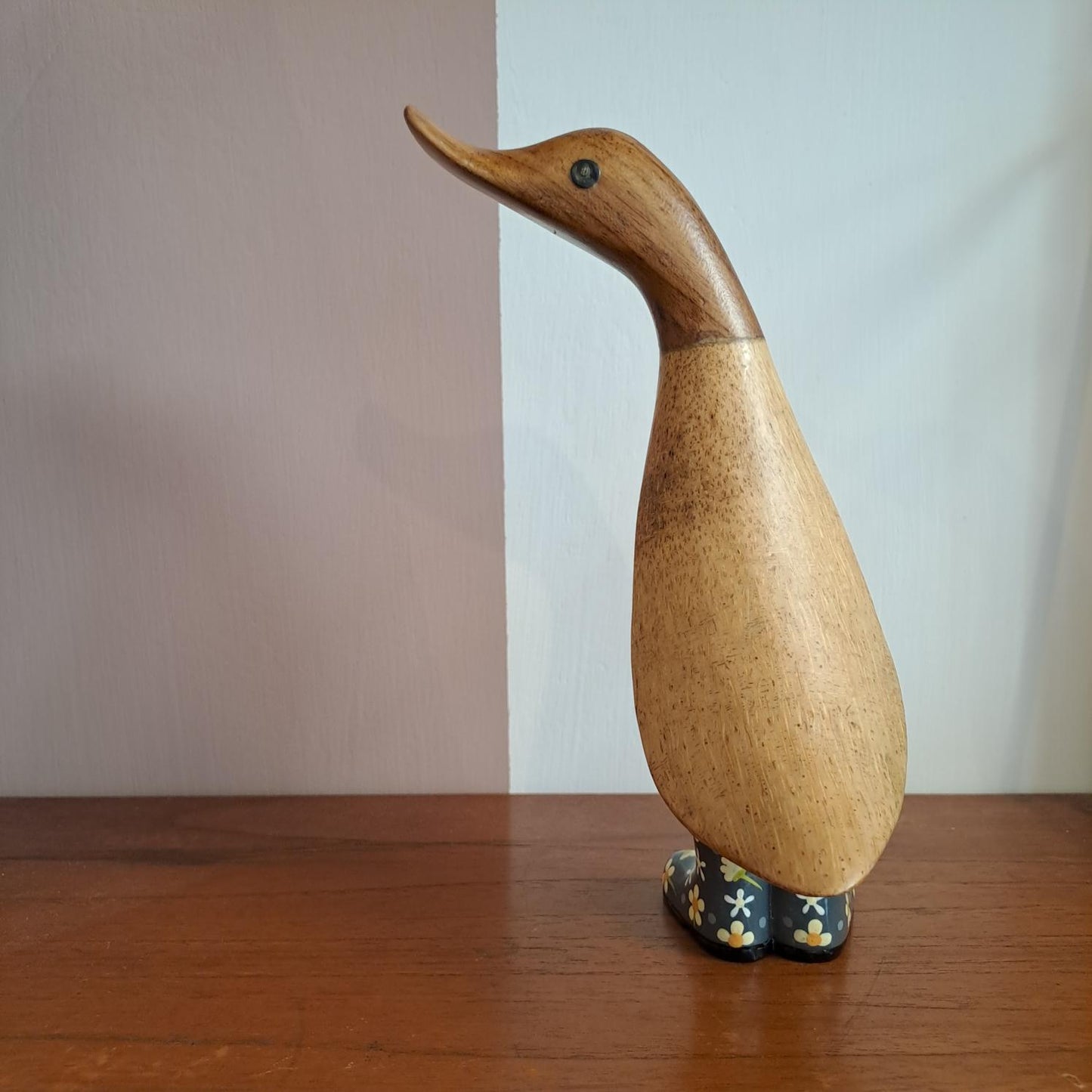 Papera a fiori stivale grigio [fiorigrigi2]