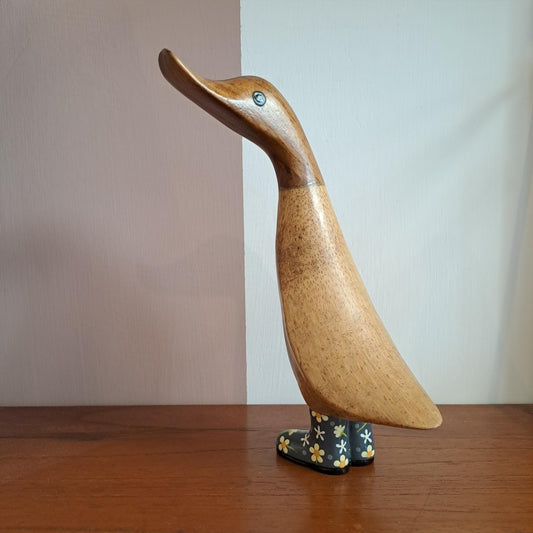 Papera a fiori stivale grigio [fiorigrigi2]