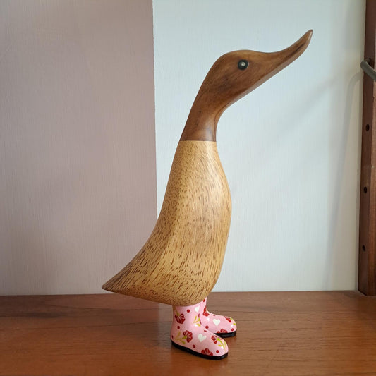 Papera a fiori stivale rosa [fiorirosa2]