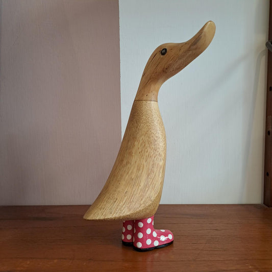 Papera a pois stivale fucsia [poisfucsia1]