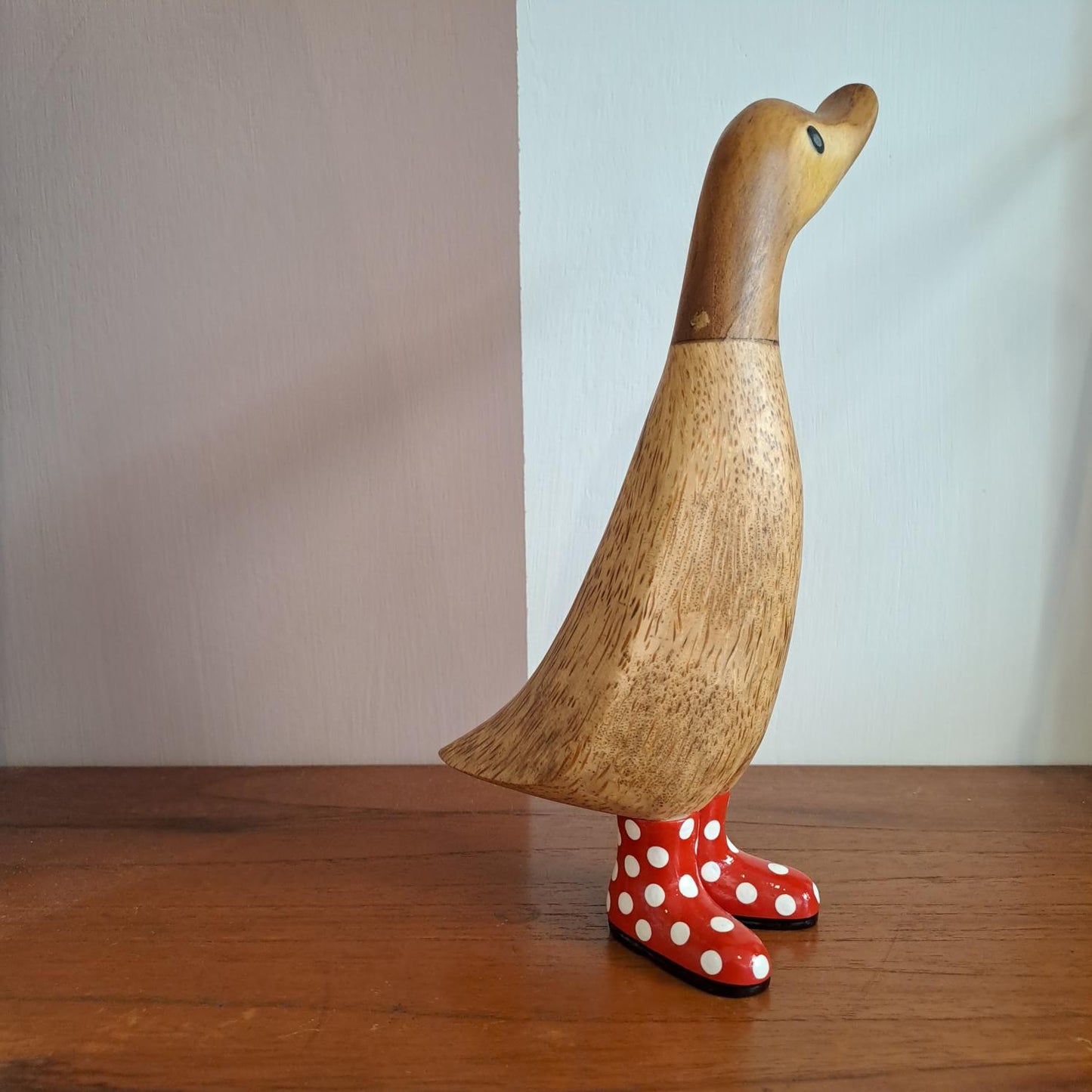 Papera a pois stivale rosso [poisrosso2]