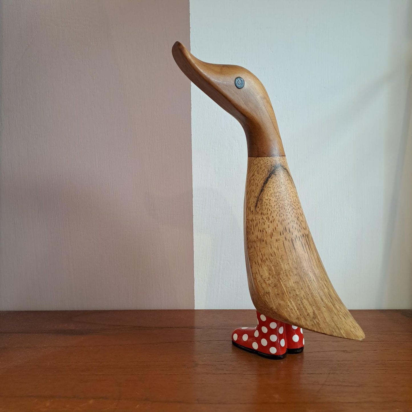Papera a pois stivale rosso [poisrosso2]