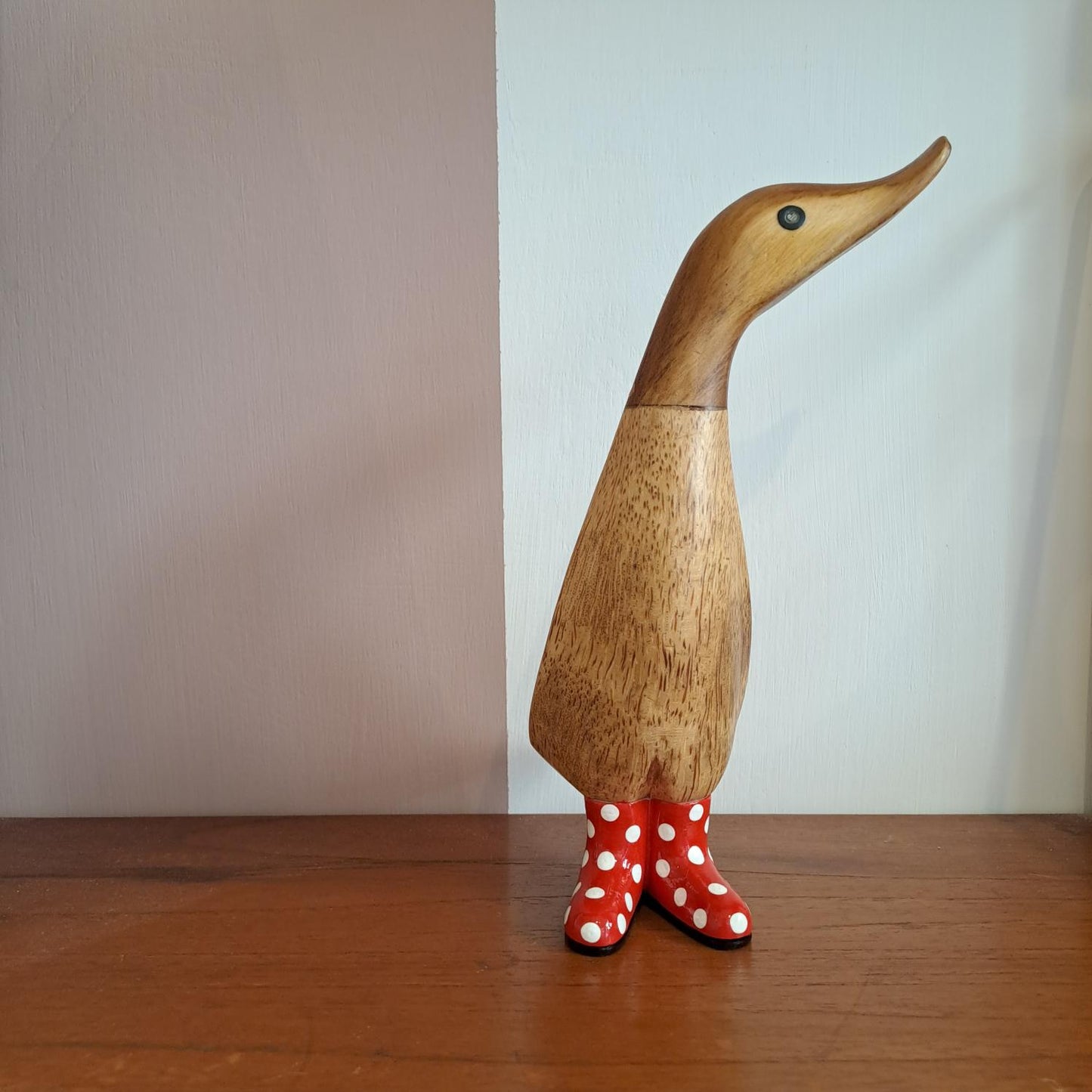 Papera a pois stivale rosso [poisrosso2]
