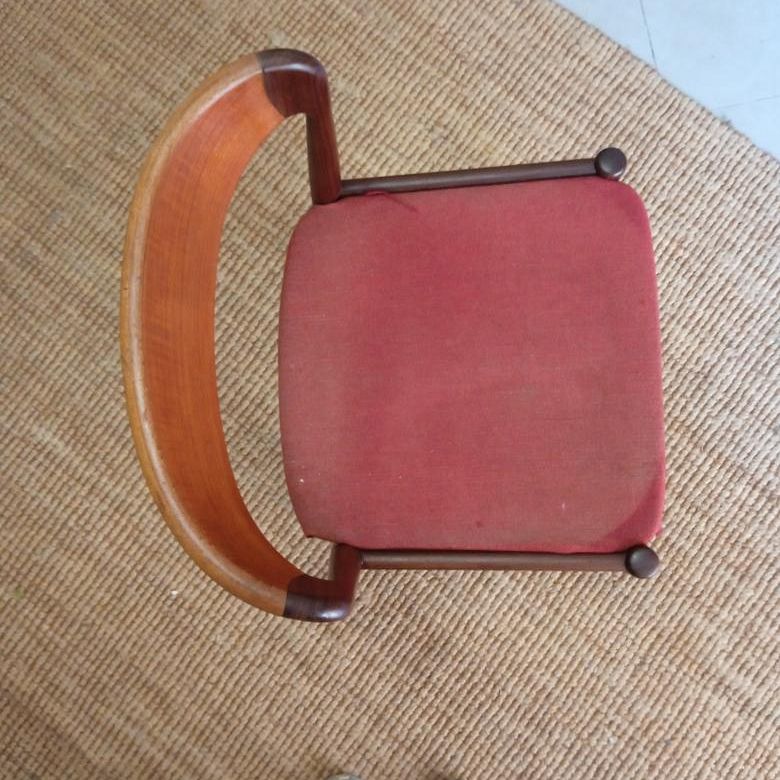 Sedia design danese originale vintage anni 50 [59st-curva]