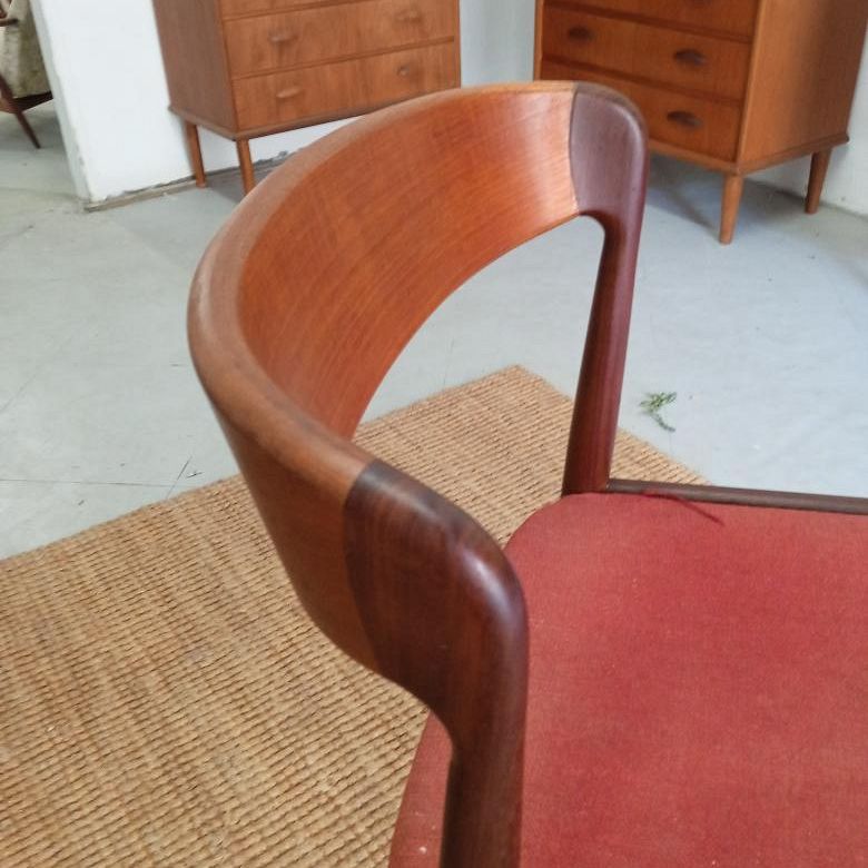 Sedia design danese originale vintage anni 50 [59st-curva]