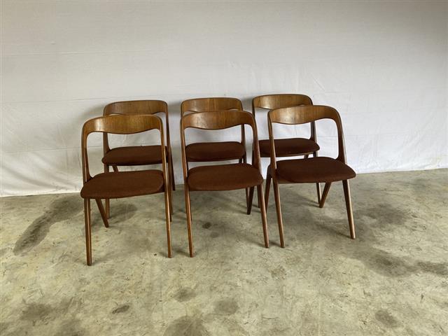 Sedie Johannes Andersen vintage design danese anni 50 [j41013]