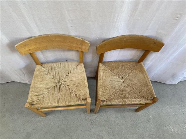 Sedie Borge Mogensen vintage design danese anni 50 [j39854]