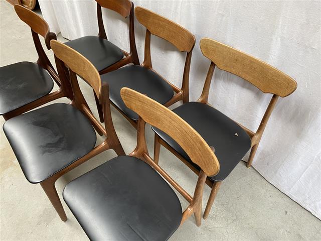 Sedie Schionning & Elgaard vintage design danese anni 50 [j39979a]