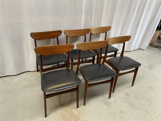 Sedie Schionning & Elgaard vintage design danese anni 50 [j39979a]