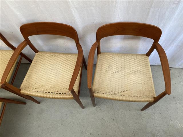 Sedie N.O. Moller vintage design danese anni 50 [j40090]