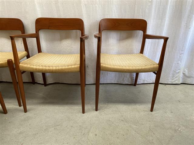 Sedie N.O. Moller vintage design danese anni 50 [j40090]