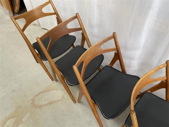 Sedie Hans J. Wegner Wish CH24 vintage design danese anni 50 [j40683]