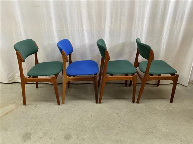 Sedie Erik Buck vintage design danese anni 50 [j40760]
