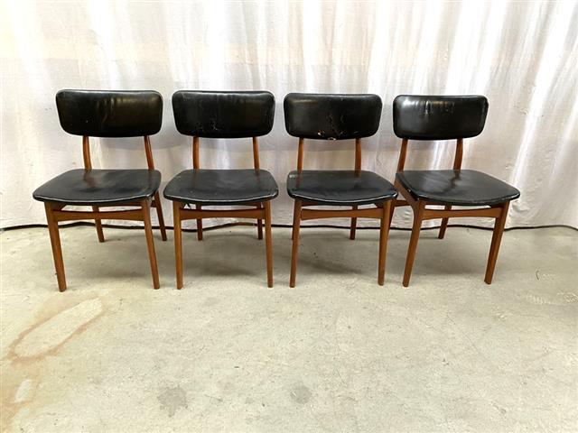 Sedie Gustav Bertelsen vintage design danese anni 50 [j40850]