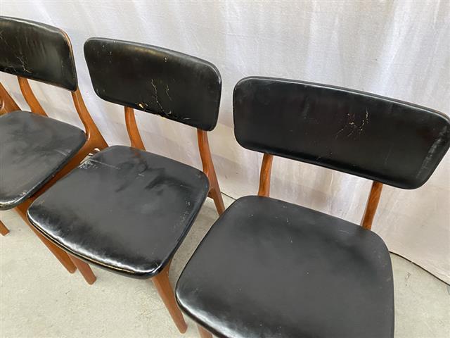 Sedie Gustav Bertelsen vintage design danese anni 50 [j40850]