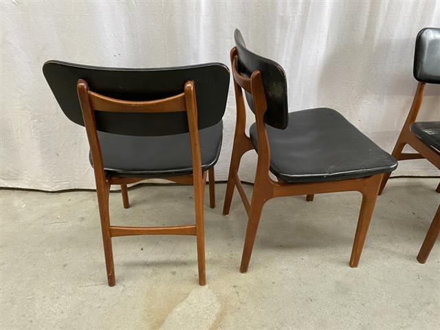 Sedie Gustav Bertelsen vintage design danese anni 50 [j40850]
