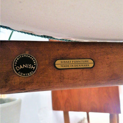 Sedie Kurt Ostervig per Sibast design danese originale vintage anni 50 [mko-sibast] misure H.80/48 L.50 P.46