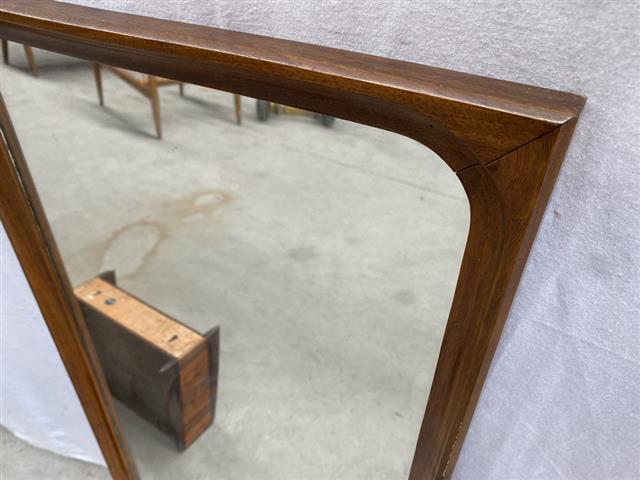 Specchio con base vintage design danese anni 50 [j39877]