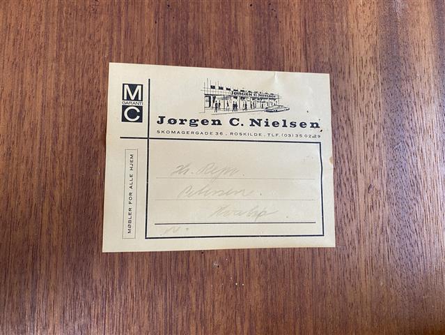 Tavolini coppia Jorgen C. Nielsen design danese vintage anni 50 [j39493]