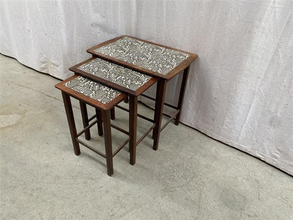 Tavolini tris design danese vintage anni 50 [jal41974]
