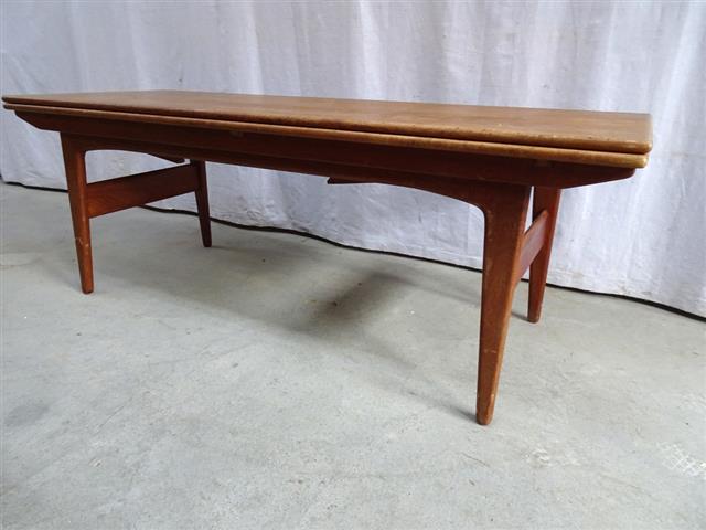 Tavolo trasformabile vintage design danese anni 50 [j37905]