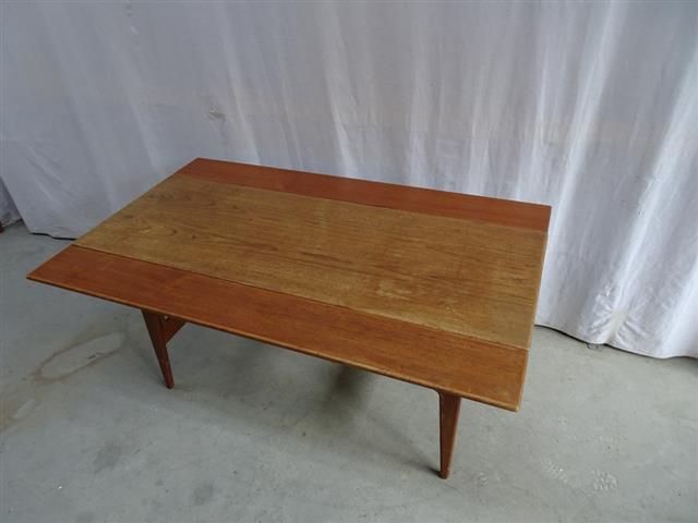 Tavolo trasformabile vintage design danese anni 50 [j37905]